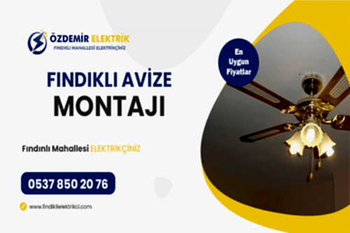 Fındıklı Avize Montajı